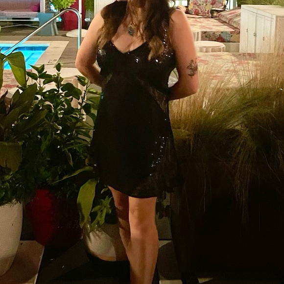 Express sequin and lace dress - Picture 5 of 5